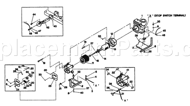 Page A Diagram and Parts List for 9717-2 SV4200 Briggs and Stratton Generator